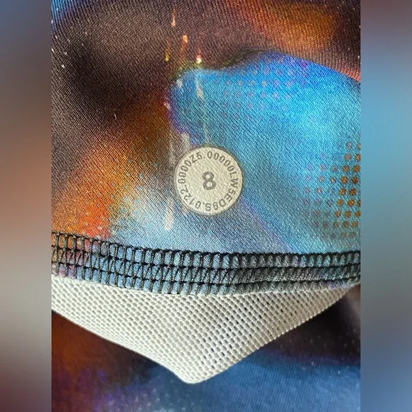 Lululemon Power Thru High-Rise Tight 25" in Hyper Drift Multi ~ Size 8 - Picture 11 of 11